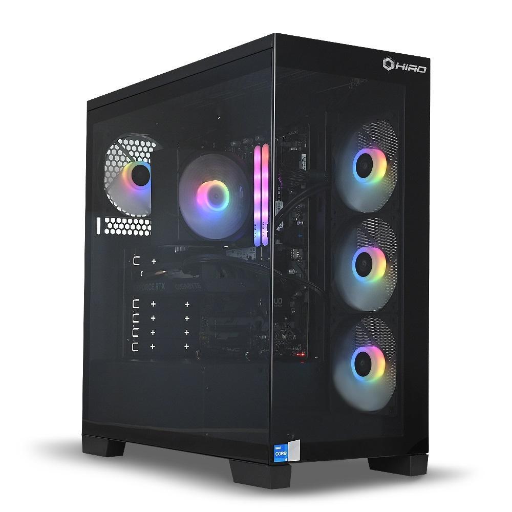 Komputer HIRO Aurora AMD Ryzen 7 8700F, RX 9060XT 16GB, 32GB RAM, 1TB SSD, WIFI, W11H