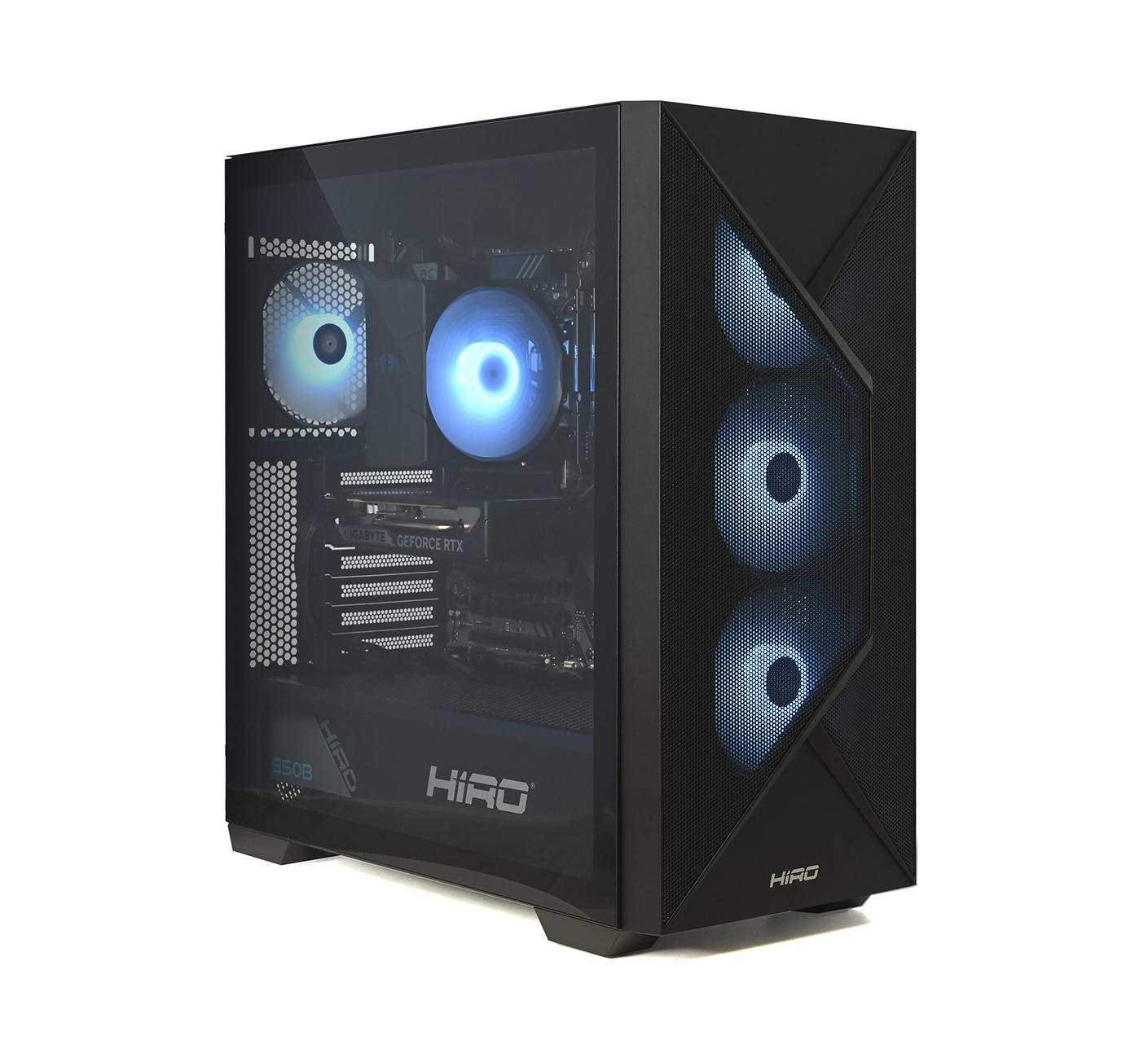 Komputer HIRO Hellcat AMD Ryzen 5 7500F, RTX 3050 6GB, 16GB RAM, 1TB SSD, WIFI, W11H