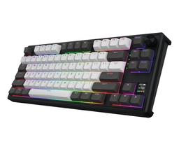 Klawiatura dla graczy Hator Skyfall 80 PRO bezprzewodowa mechaniczna szaro-czarna