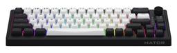 Klawiatura dla graczy Hator Skyfall 65 MAG ULTIMA 8K bezprzewodowa biało-czarna