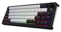 Klawiatura dla graczy Hator Skyfall 65 MAG ULTIMA 8K bezprzewodowa biało-czarna