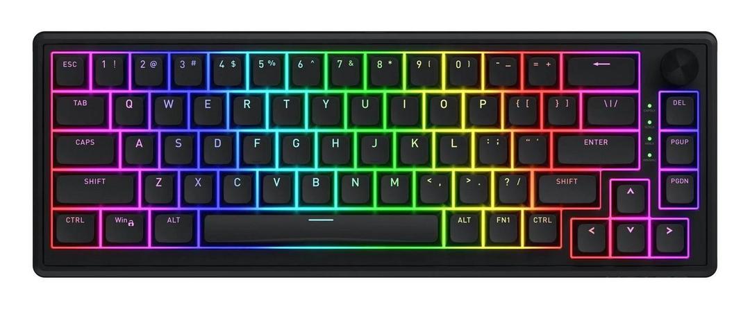 Klawiatura dla graczy Hator Skyfall 65 czarno-czarna