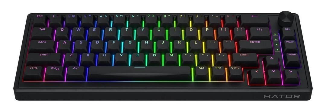 Klawiatura dla graczy Hator Skyfall 65 czarno-czarna