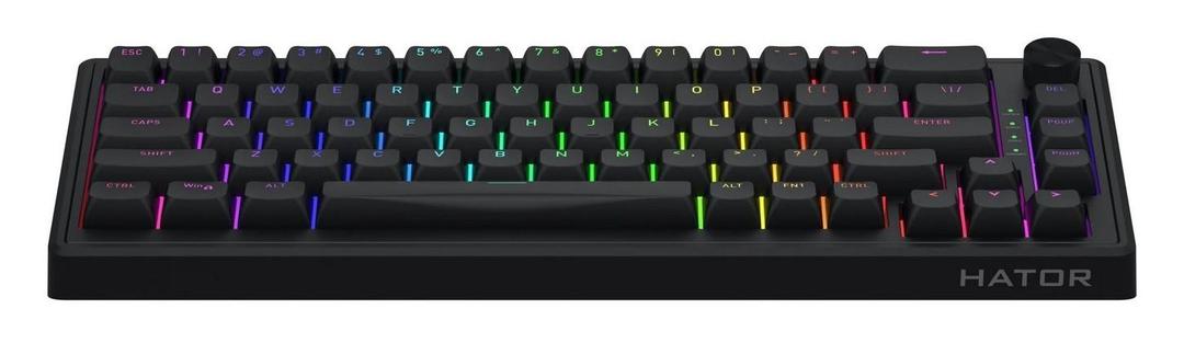Klawiatura dla graczy Hator Skyfall 65 czarno-czarna