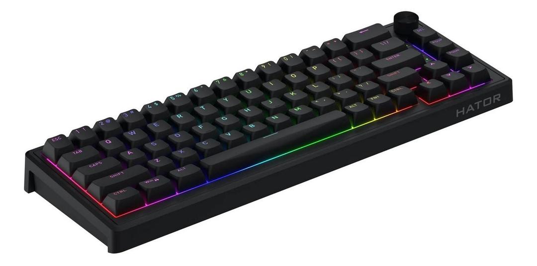 Klawiatura dla graczy Hator Skyfall 65 czarno-czarna