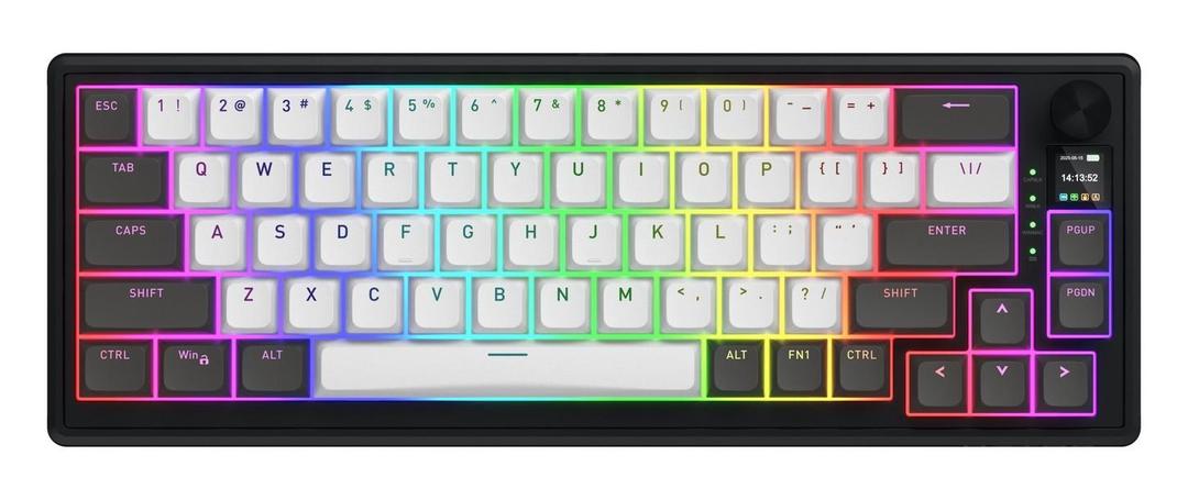 Klawiatura dla graczy Hator Skyfall 65 PRO Wireless szaro-czarna