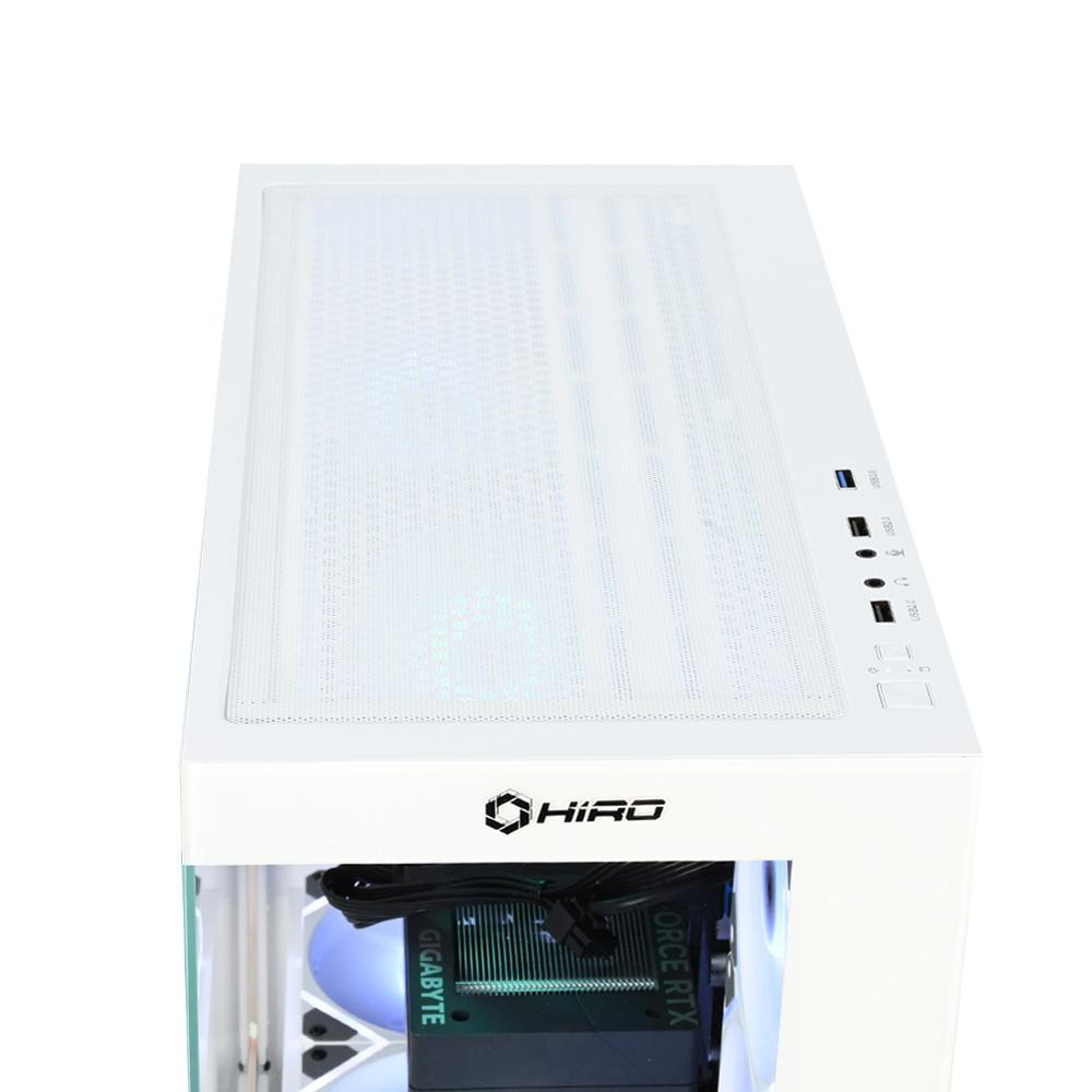 Komputer HIRO Aurora White Edition Intel i5 14400F, RTX 5070 12GB, 16GB RAM, 1TB SSD, WIFI, W11