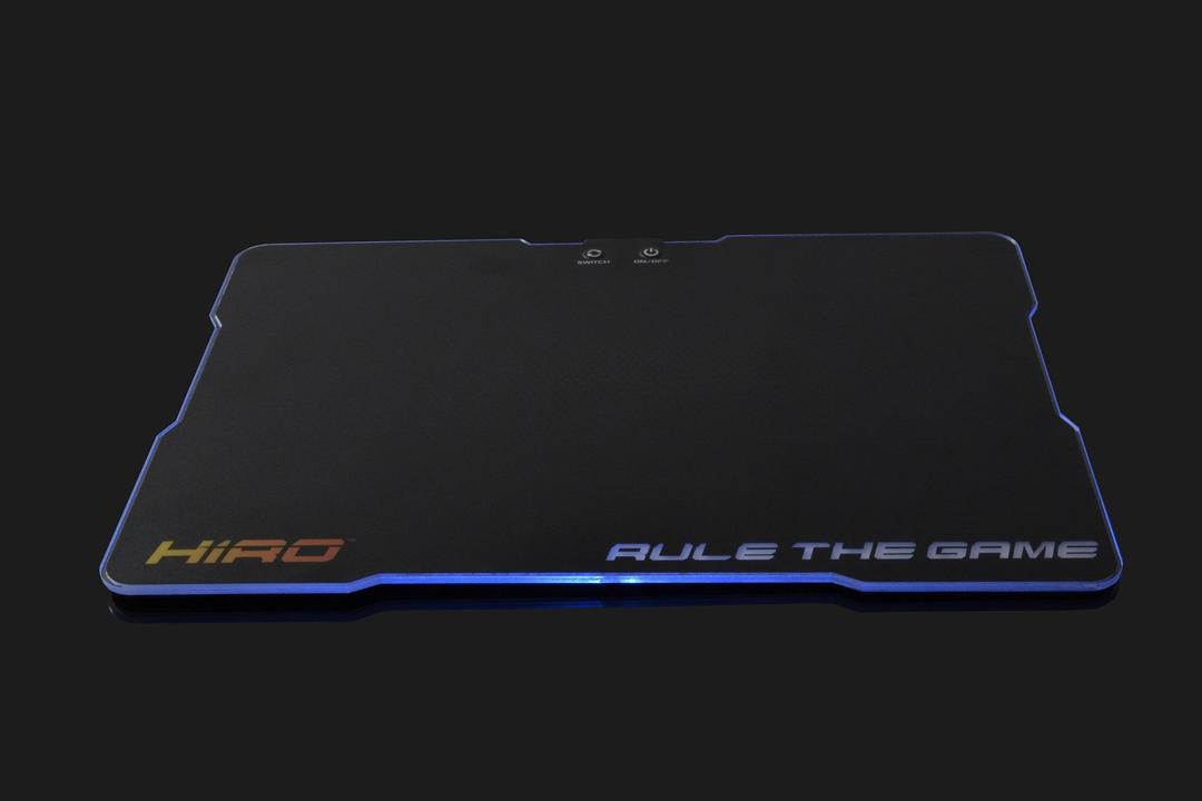 Podkładka gamingowa HIRO Apollo Speed - twarda, podświetlana