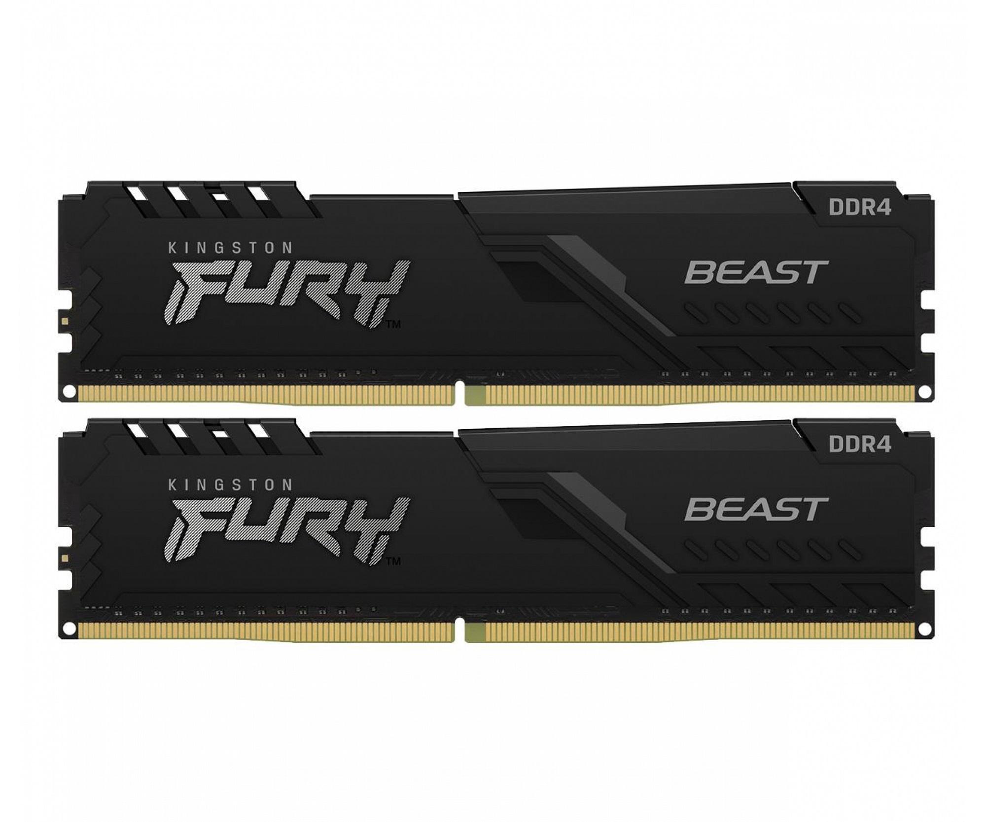Pamięć RAM Kingston Fury Beast 16GB (2x8GB) DDR4 3200MHz