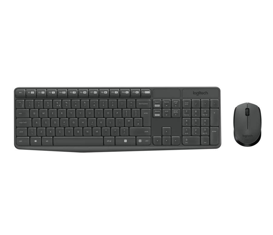 Zestaw bezprzewodowy klawiatura i mysz Logitech MK235 (czarny)