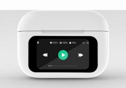 Słuchawki douszne Gembird TWS-LCD-ANC-01-W z mikrofonem białe