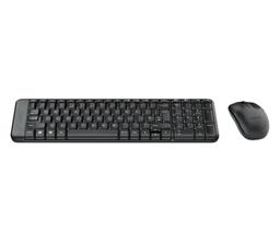 Zestaw bezprzewodowy klawiatura i mysz Logitech MK220 czarny