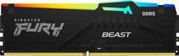 Pamięć RAM Kingston Fury Beast Black RGB 64GB (2x32GB) DDR5 6000MHz