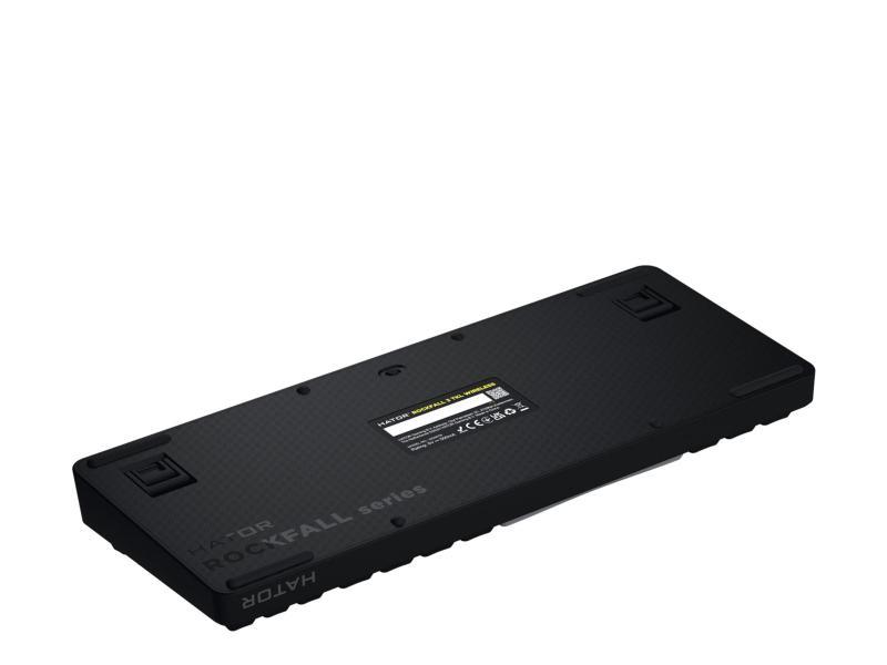 Klawiatura dla graczy Hator Rockfall 3 TKL Wireless mechaniczna czarna (klawisze czarno-białe)