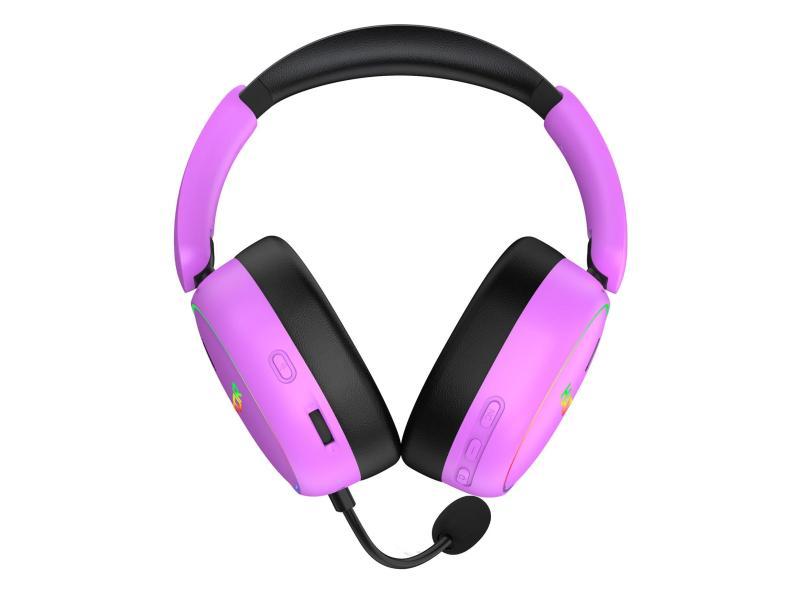 Słuchawki dla graczy Hator Phoenix 2 Wireless bezprzewodowe fioletowe