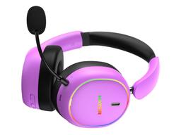 Słuchawki dla graczy Hator Phoenix 2 Wireless bezprzewodowe fioletowe