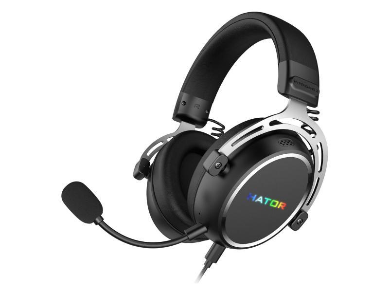 Słuchawki dla graczy Hator HYPERGANG 3 USB czarne