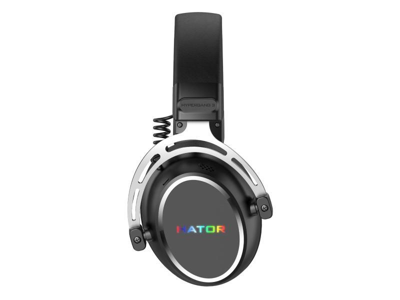 Słuchawki dla graczy Hator HYPERGANG 3 USB czarne