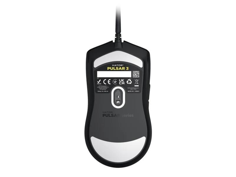Mysz dla graczy Hator Pulsar 3 czarna