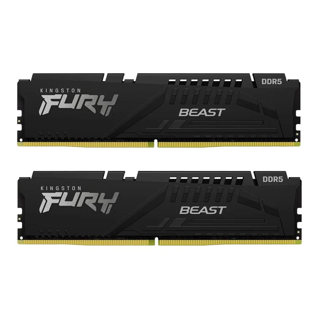 Pamięć RAM Kingston Fury Beast Black 128GB (2x64GB) DDR5 5600MHz