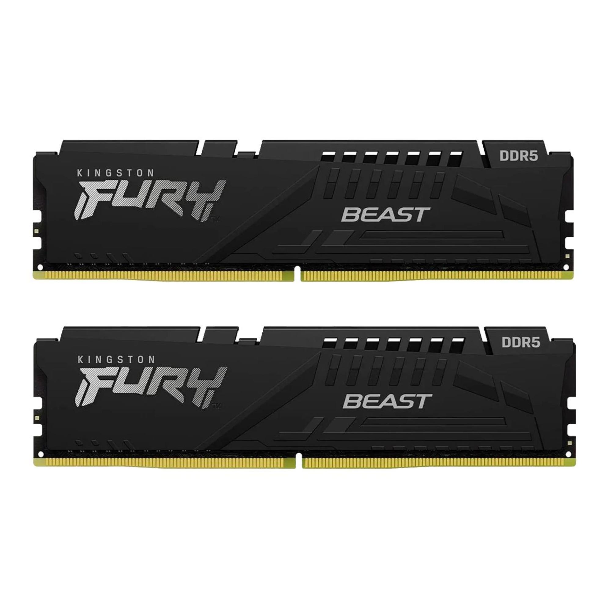 Pamięć RAM Kingston Fury Beast Black 128GB (2x64GB) DDR5 5600MHz