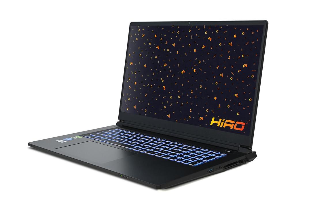 Laptop gamingowy HIRO Y760 17,3'', 144Hz, i7 13620H, RTX 5060 8GB, 32GB RAM, 1TB SSD M.2, W11H