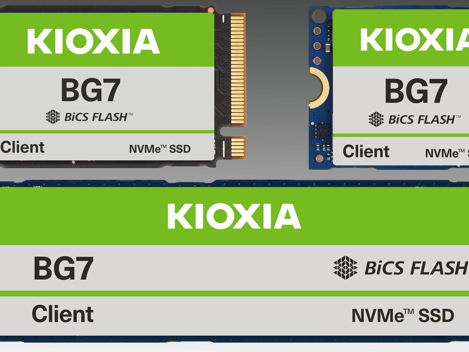 Kioxia BG7 — szybsze SSD i nowe rozmiary dla zwykłego PC