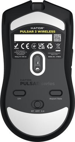 Mysz dla graczy Hator Pulsar 3 Wireless czarna