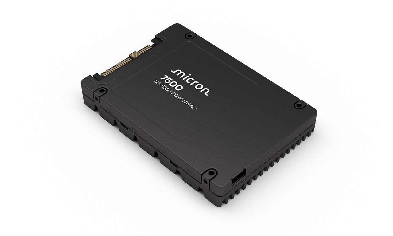 Dysk SSD Micron 7500 PRO 960GB U.3 (15mm) NVMe Gen4 MTFDKCC960TGP-1BK1DABYYT (DWPD 1) TCG Tray