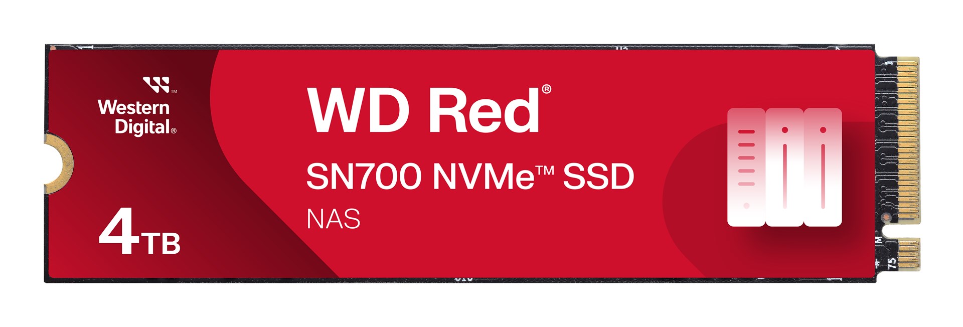 Dysk SSD WD Red SN700 WDS400T1R0C (4 TB ; M.2; PCIe NVMe 3.0 x4)