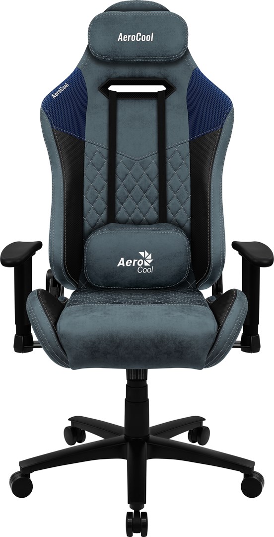 Fotel gamingowy Aerocool AC-280 DUKE AEROAC-280DUKE-BK/BL (kolor niebieski)