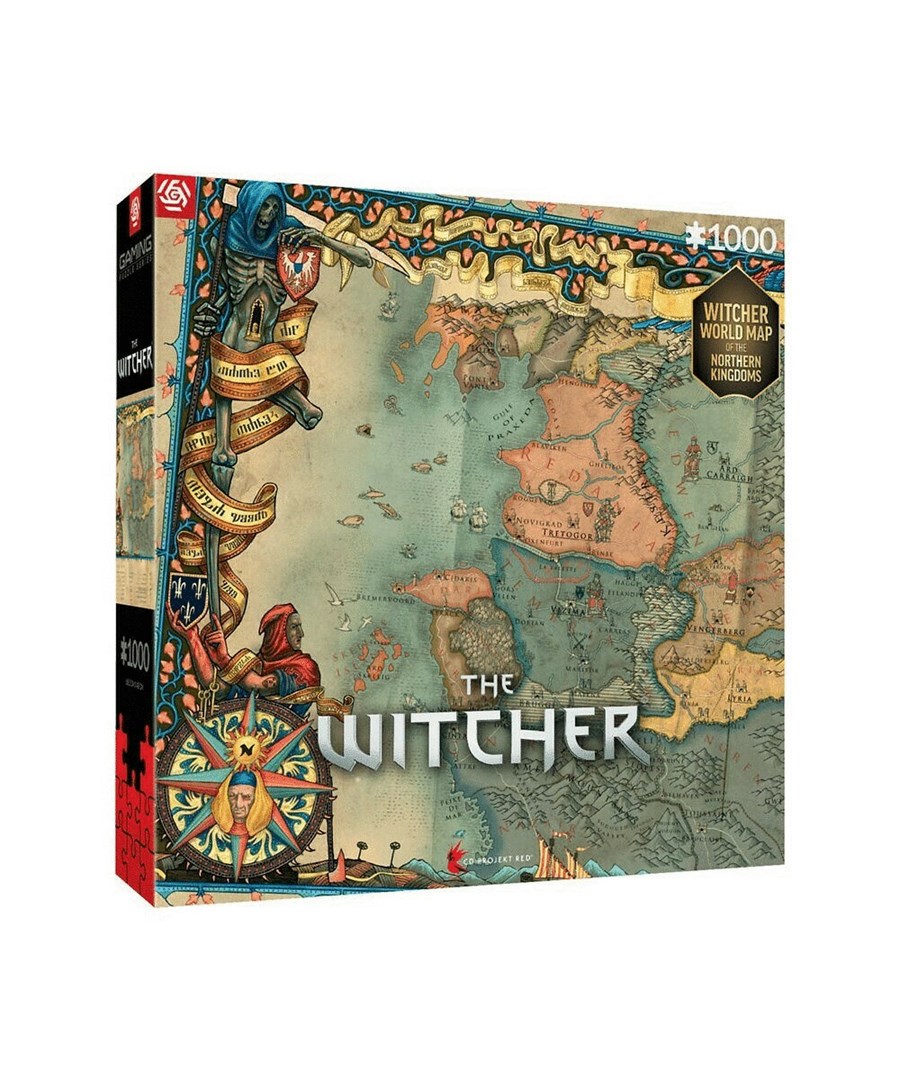 Puzzle Good Loot: The Witcher - The Northern Kingdoms, 1000 elementów