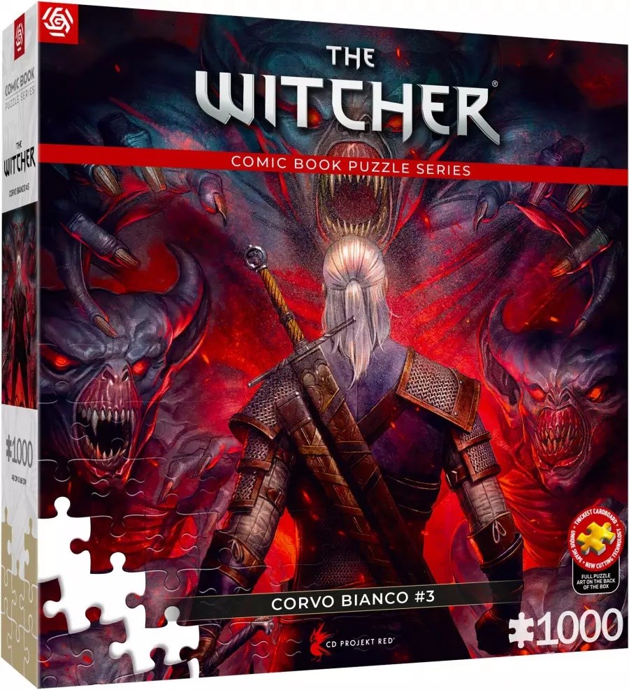 Puzzle Good Loot: The Witcher - Corvo Bianco, 1000 elementów