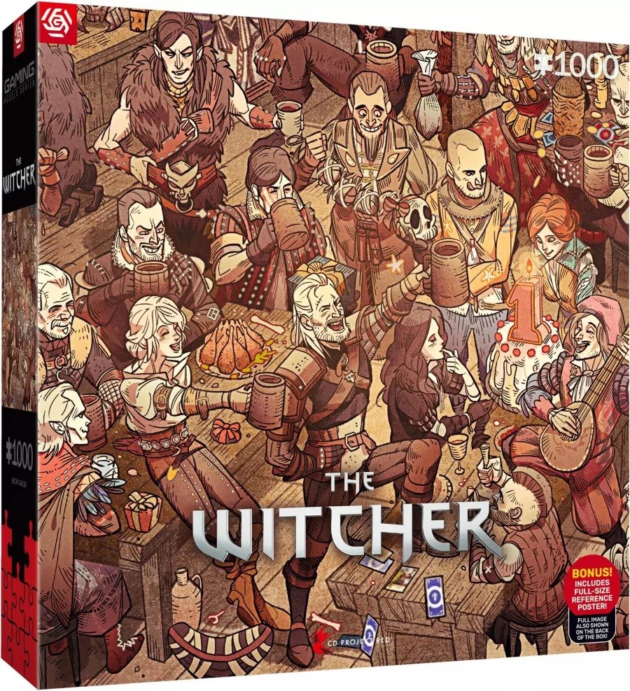 Puzzle Good Loot: The Witcher - Birthday, 1000 elementów