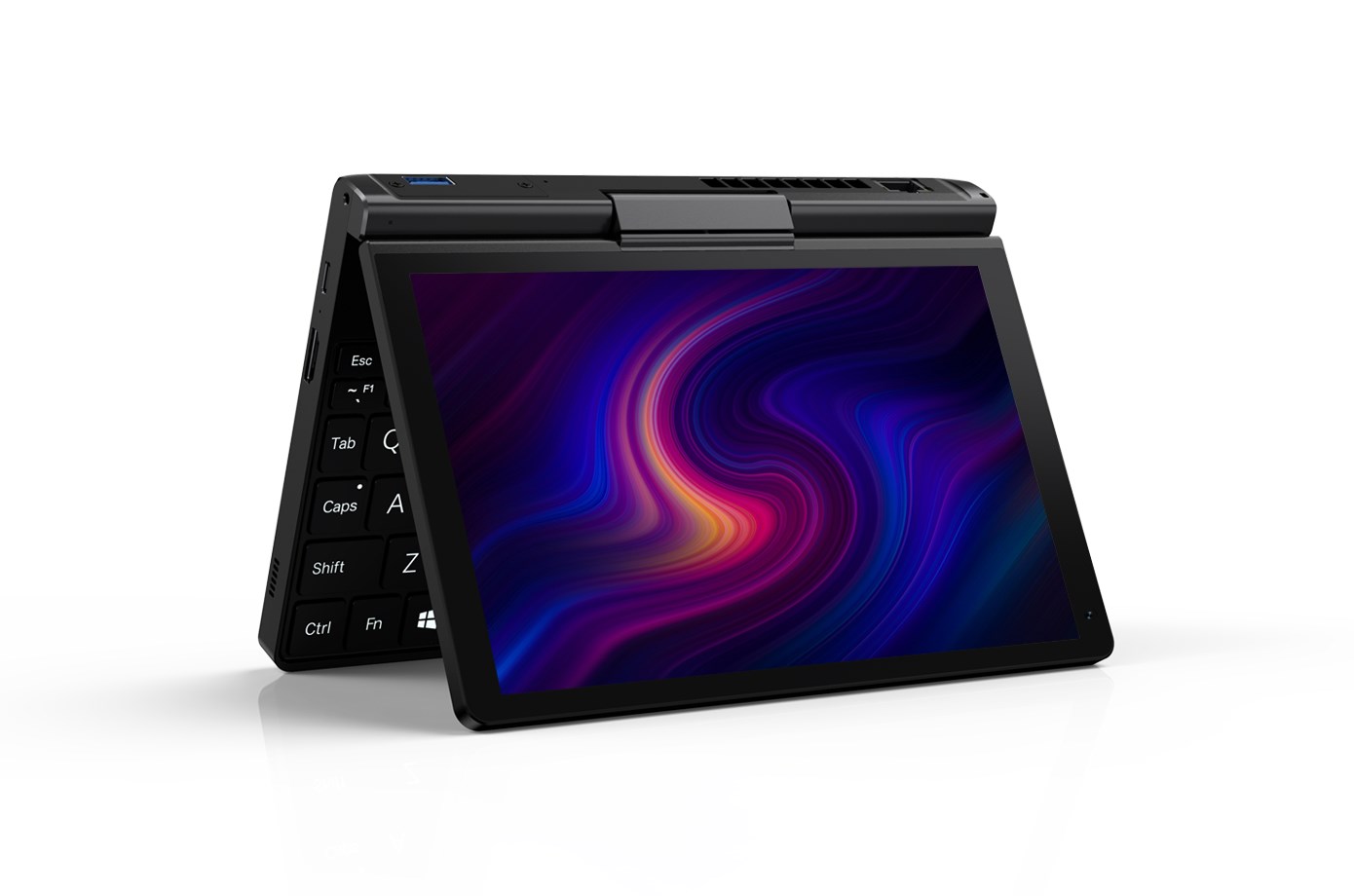 Laptop GPD-Pocket-3K1 i3-1125G4/8" WUXGA (1920x1200) Touchscreen IPS/x360/LAN/16GB/SSD 512GB/BT/BLKB/FPR/x360/Win 11 Graphite