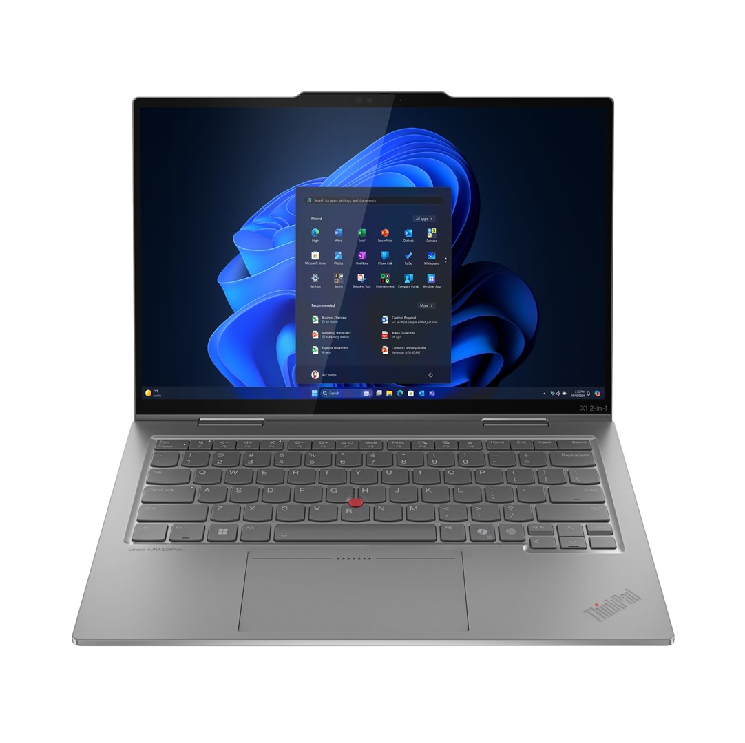 Lenovo ThinkPad X1 2-in-1 Gen 10 Aura Edition Ultra 7 258V 14.0"2.8K Touch OLED 500nits 120Hz AG 32GB LPDDR5x-8533 SSD1TB Arc Graphics 140V 57Wh W11Pro Grey 3Y OnSite