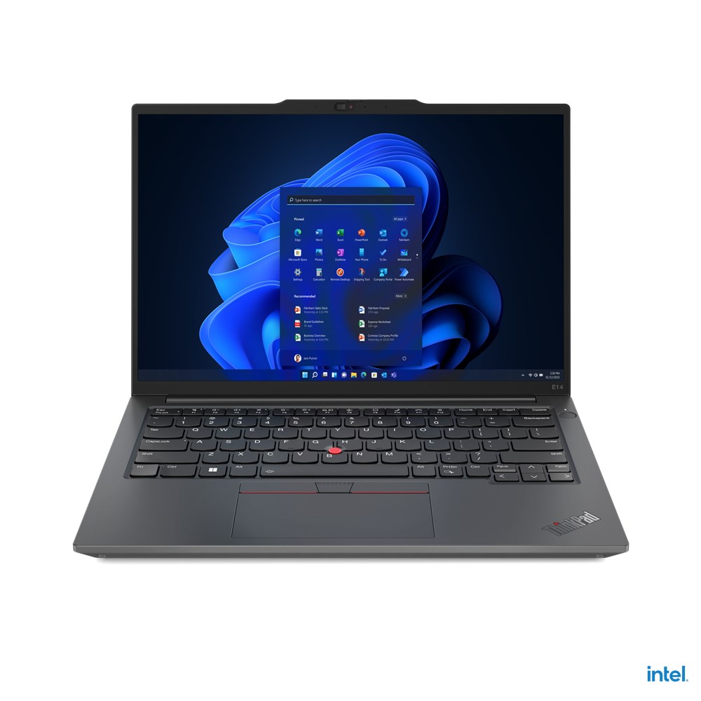 Lenovo ThinkPad E14 Gen 5 i7-1355U 14"WUXGA Touch IPS 300nits AG 16GB DDR4 SSD512 Iris Xe  Backlit Kb FgPr Cam1080p 47Wh W11Pro Graphite Black (REPACK) 2Y