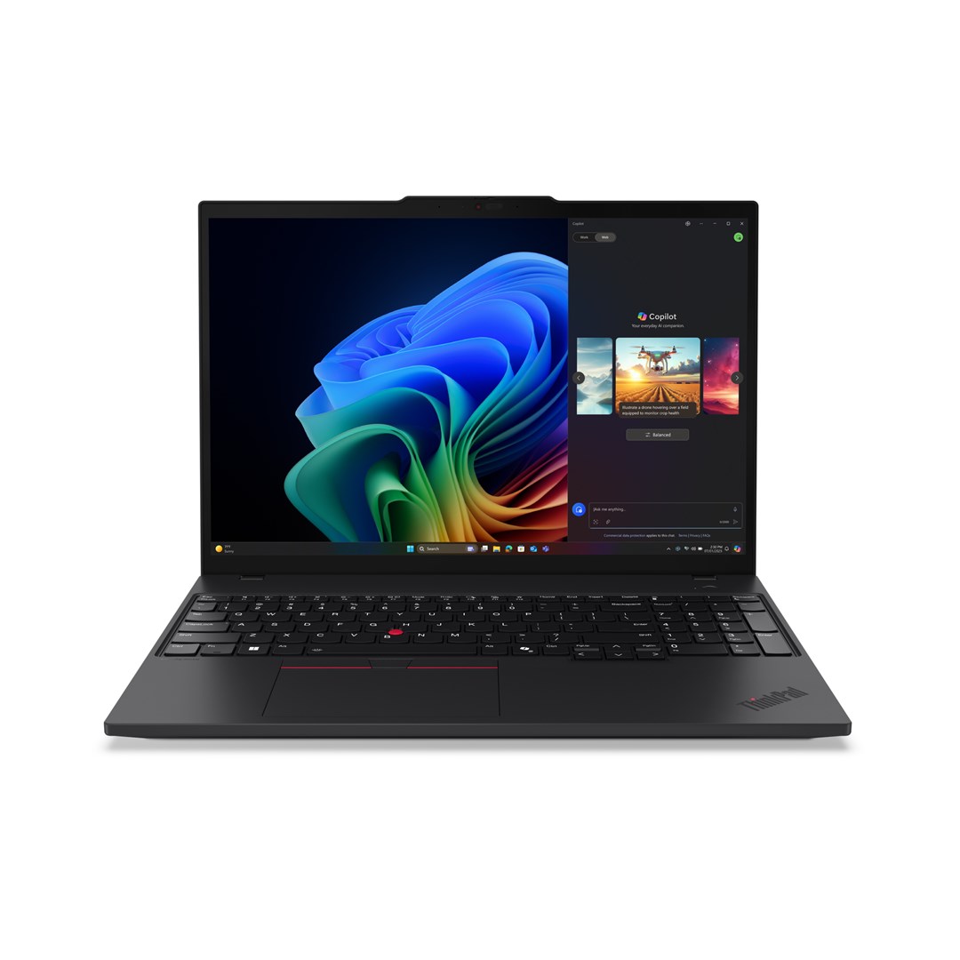 Lenovo ThinkPad T16 Gen 4 Copilot+ Ryzen AI 7 PRO 350 16"WUXGA IPS 400nits AG 16GB DDR5 SSD512 860M_4GB Cam 5.0MP 86Wh Backlit Kb FgPr W11Pro Black (REPACK) 2Y