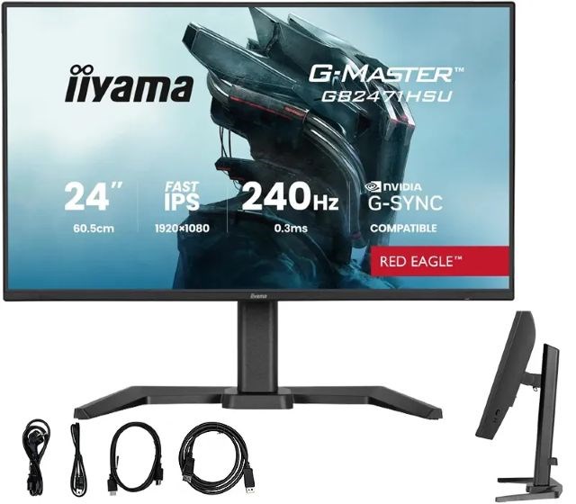 MONITOR IIYAMA LED Fast IPS 23,8" GB2471HSU-B1 Red Eagle 240Hz