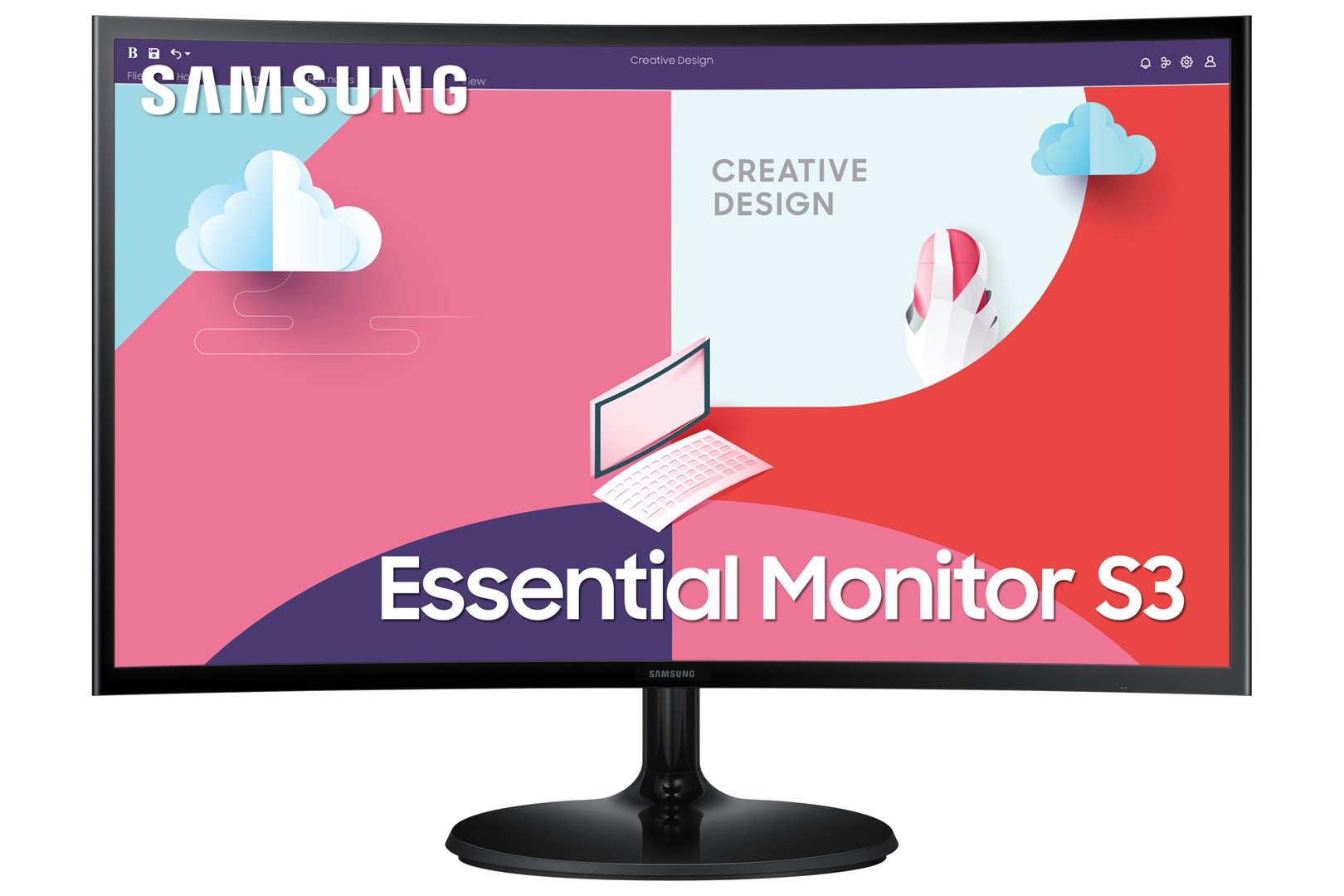 MONITOR SAMSUNG LED 27" LS27C364EAUXEN