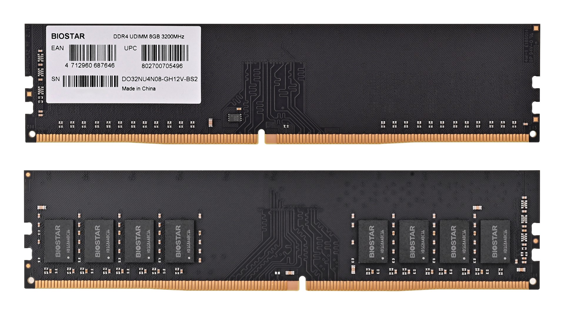 Pamięć DDR4 Biostar 8GB 3200MHz DO32NU4N08