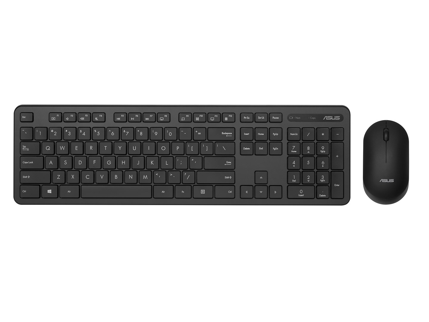 Zestaw klawiatura + mysz Asus CW100 Wireless Keyboard and Mouse Set Black