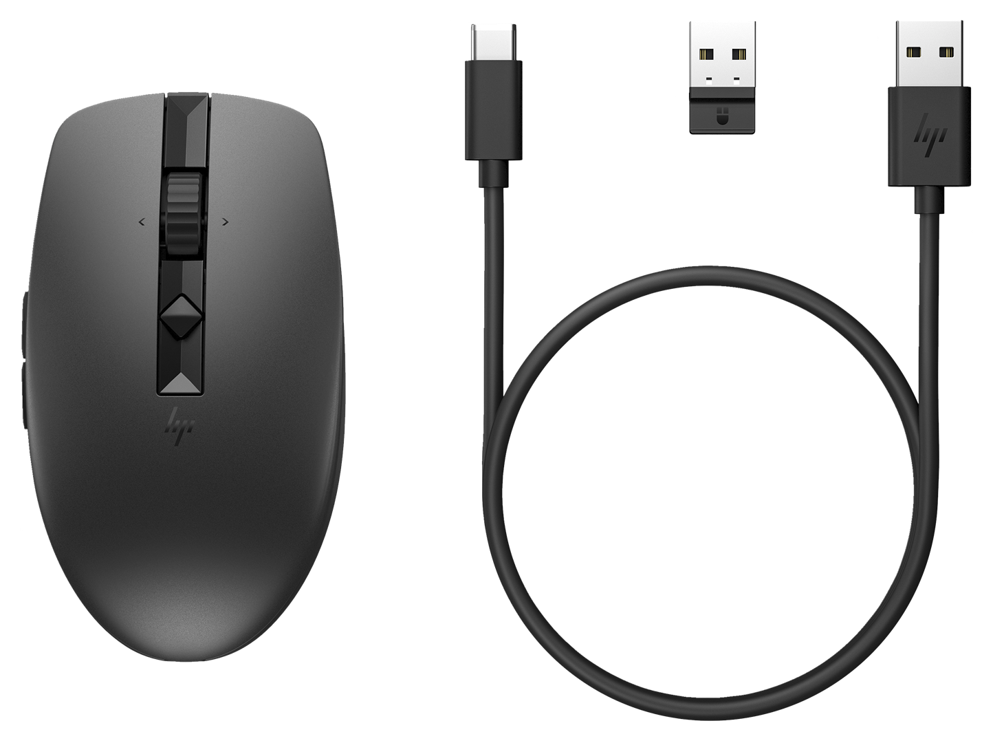 Mysz HP 710 Rechargeable Silent Mouse Black bezprzewodowa z akumulatorem czarna 6E6F2AA