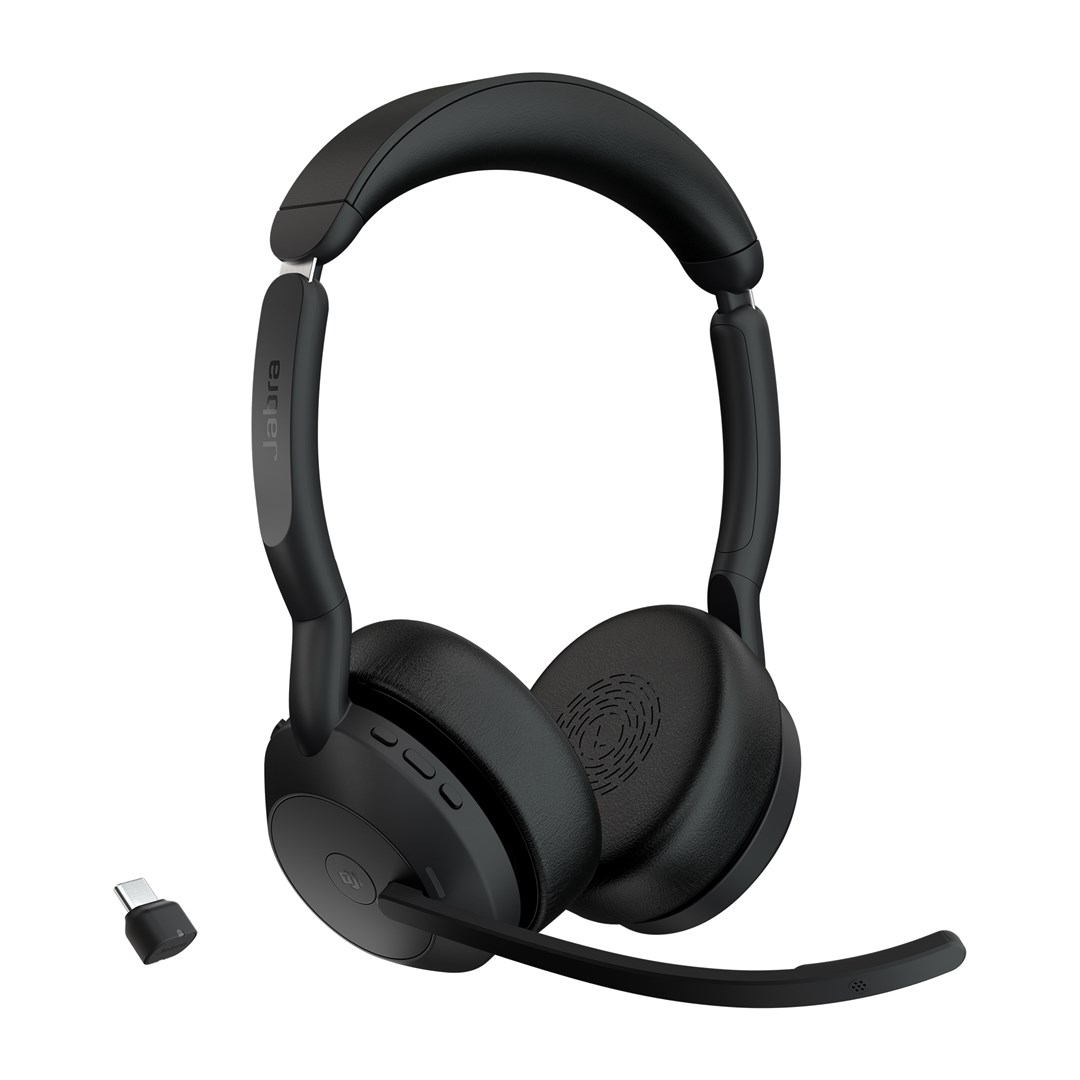 Słuchawki nauszne bezprzewodowe Jabra Evolve2 55 MS Stereo Link380c