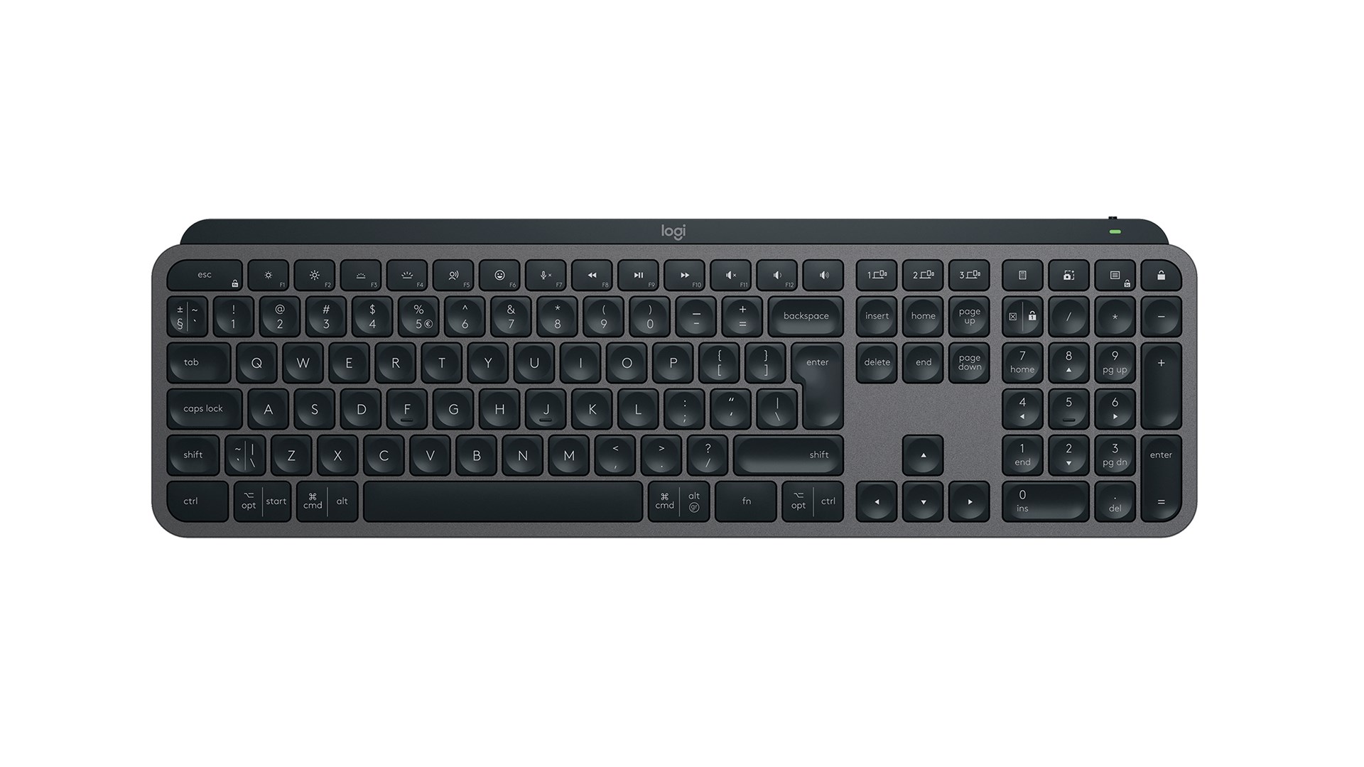 Klawiatura Logitech MX Keys S Bezprzewodowa Graphit